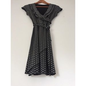 Blank and White Dress